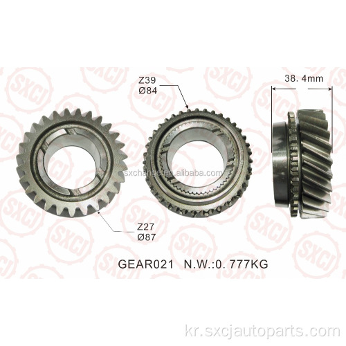 자동차 부품 전송 케이스 부품 Toyota Transmission Synchronizer Gear